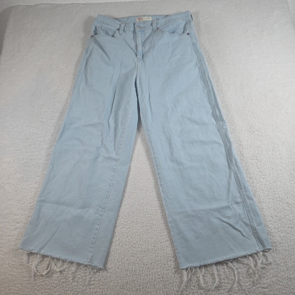LEVI Jeans Size 10 (33x26) Signature Heritage High Rise Loose Straight Wide Leg